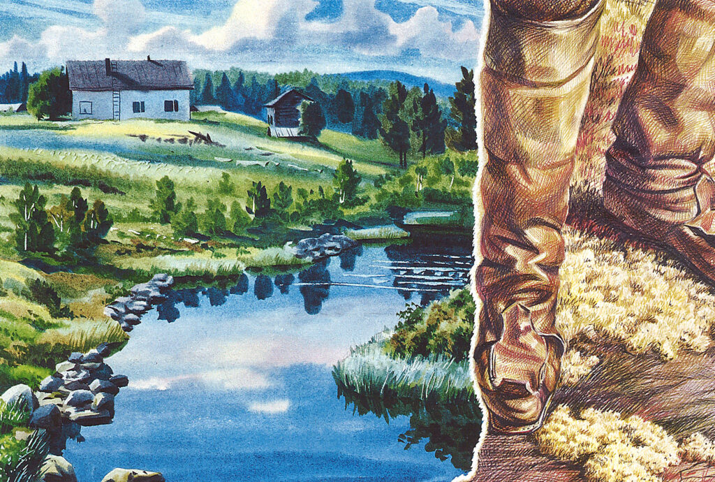 Vitali Dobryninin maalaus Juortanasta